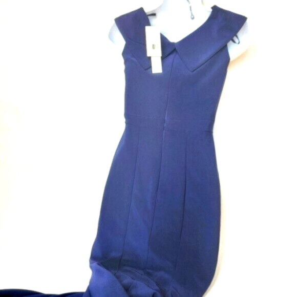 Aqua Bloomingdales Size 0 Off Shoulder Gown Dress - Picture 14 of 15